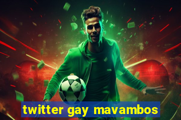 twitter gay mavambos